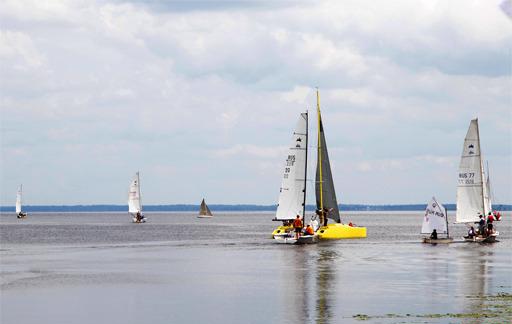 Спортсмены по парусному спорту среди лиц с ПОДА в Псковской области принимают участие в X Юбилейной Псковской международной регате