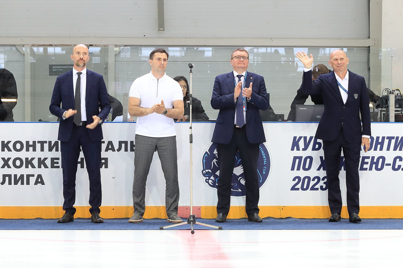 А.А. Строкин принял участие в церемонии открытия и просмотре международных соревнований «Кубок Континента» по следж-хоккею