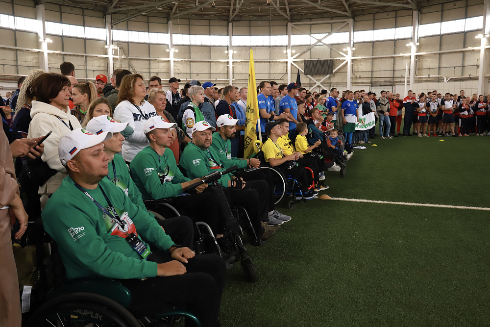 В городе Казани состоялась церемония открытия всероссийских соревнований по футболу лиц с ОВЗ «Стальная воля»