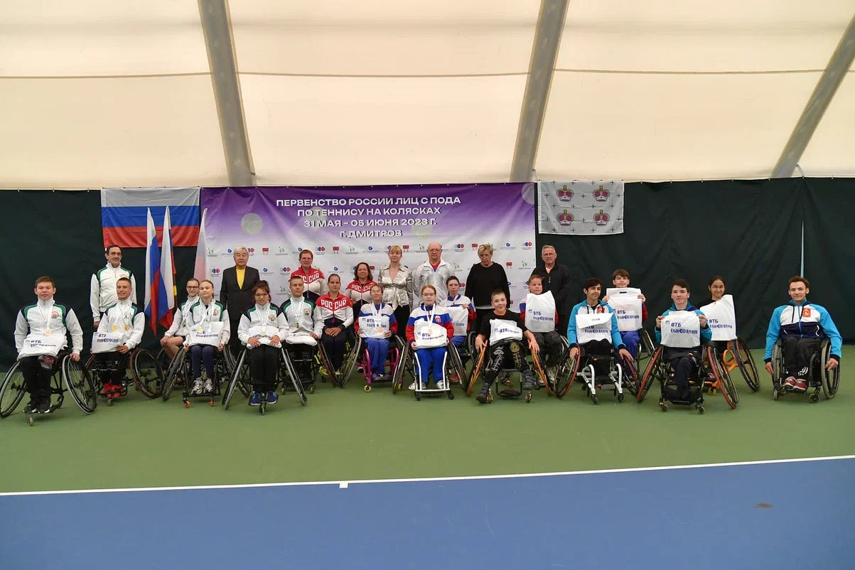  Сборная Республики Башкортостан стала победителем общекомандного зачета первенства России по теннису на колясках
