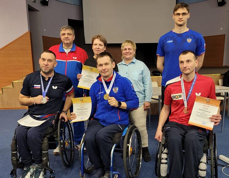 Определены победители и призеры чемпионата России по настольному теннису спорта лиц с ПОДА среди спортсменов 1-5 класса