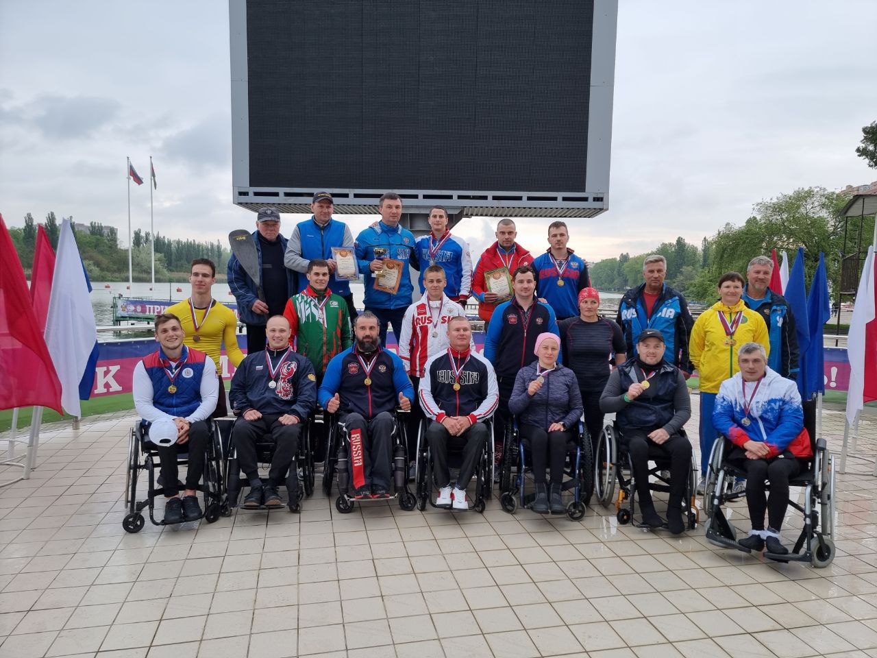 Команда Краснодарского края стала победителем командного зачета Кубка России по гребле на байдарках и каноэ спорта лиц с ПОДА