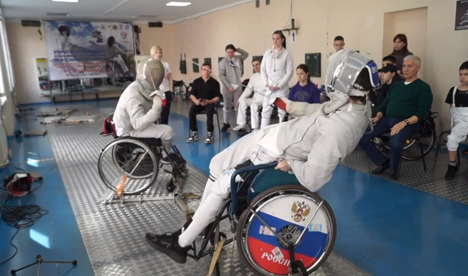 Репортаж телеканала "Матч ТВ" об Открытых Всероссийских детско-юношеских соревнованиях по фехтованию на колясках во Владикавказе 