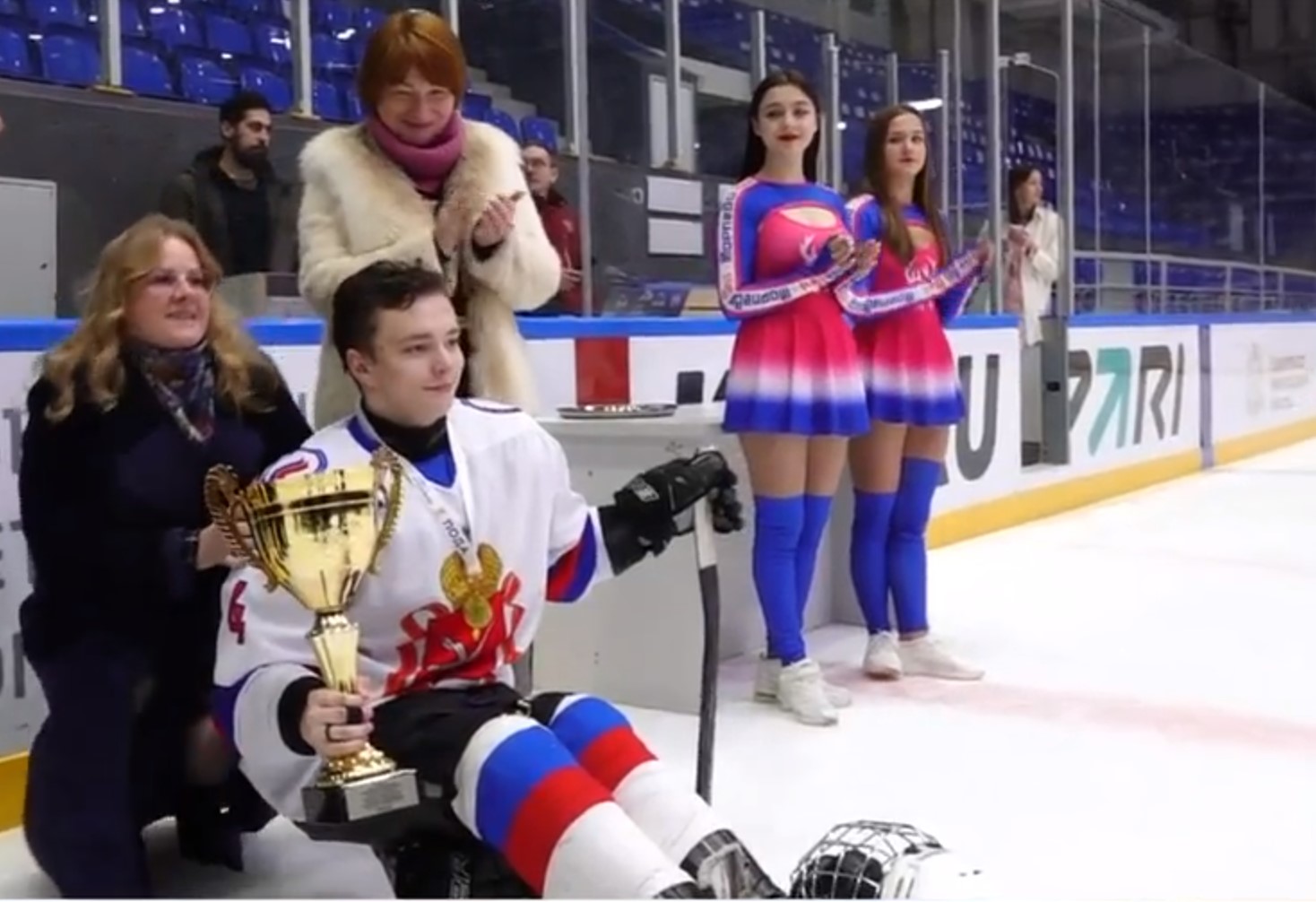 Репортаж телеканала Матч ТВ о Всероссийских детско-юношеских соревнованиях по следж-хоккею в Нижнем Новгороде!