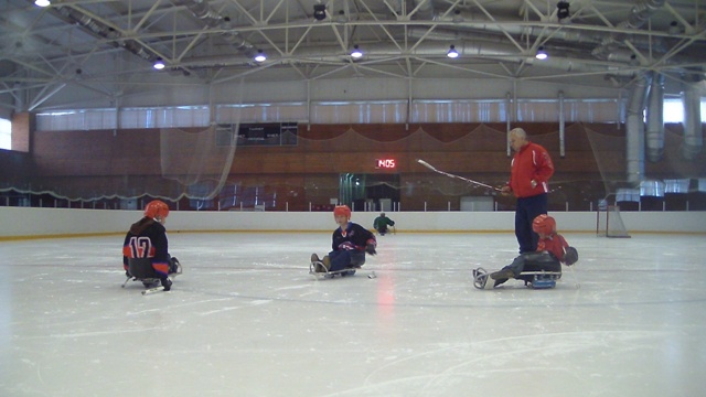 В г. Алексине (Тульская область) создана  молодежная  команда по хоккею-следж