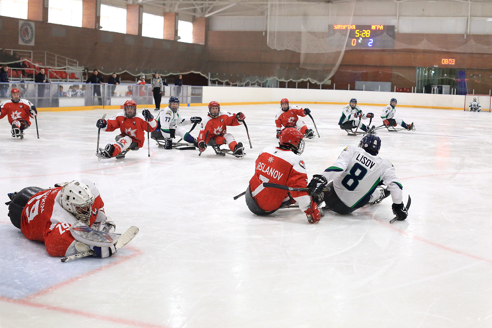 Следж-хоккейные команды «Югра» и «АКМ» поборются за титул чемпионов России спортивного сезона 2022/2023