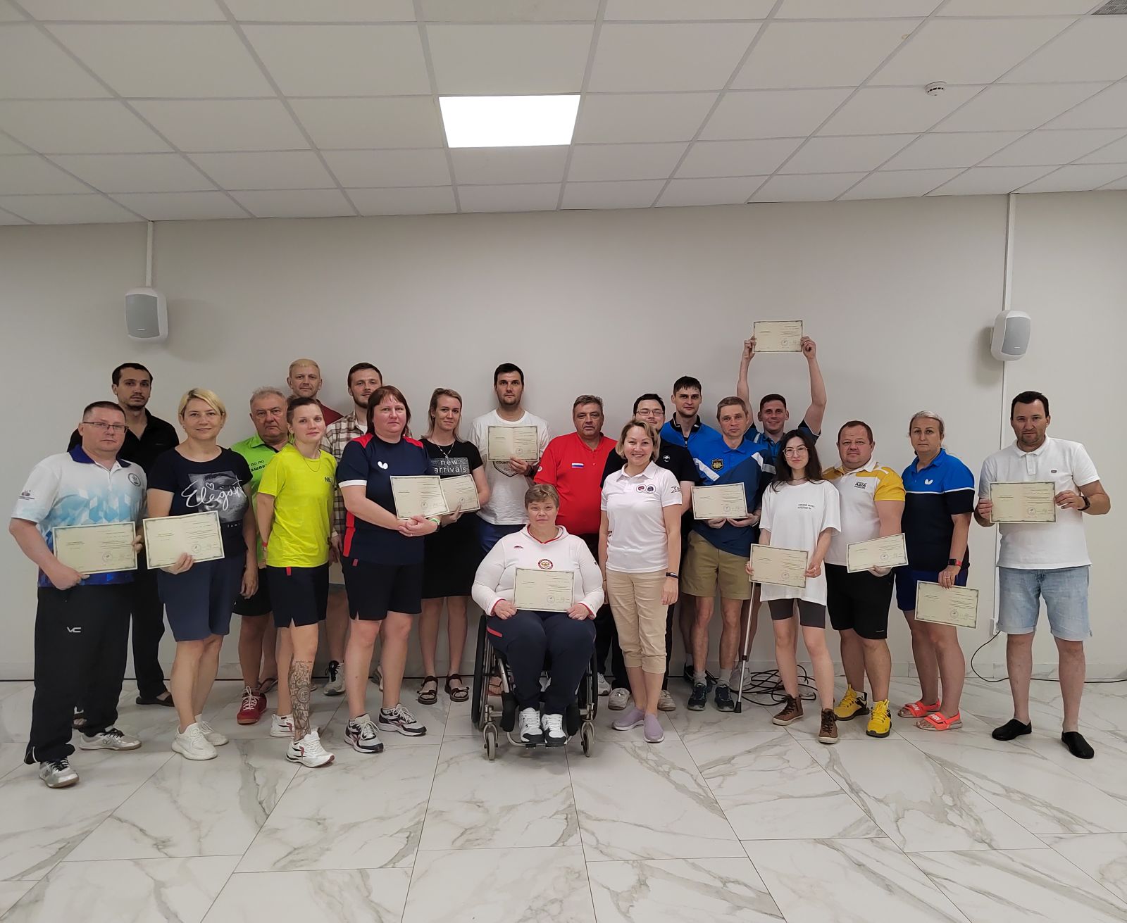        ПКР провел обучение тренеров и специалистов по программе повышения квалификации в настольном теннисе спорта лиц с ПОДА      